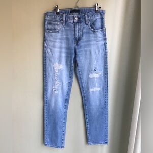 Uniqlo Skinny Fit Distressed Jeans Size: 29
